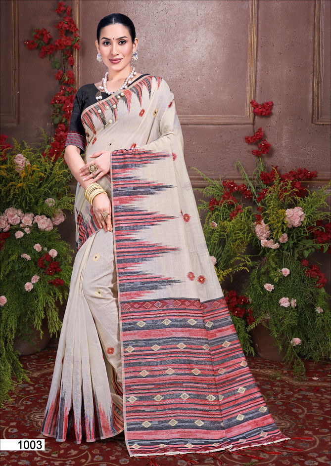 Suraiya By Bunawat Printed Designer Cotton Sarees Wholesale Clothing Suppliers In India